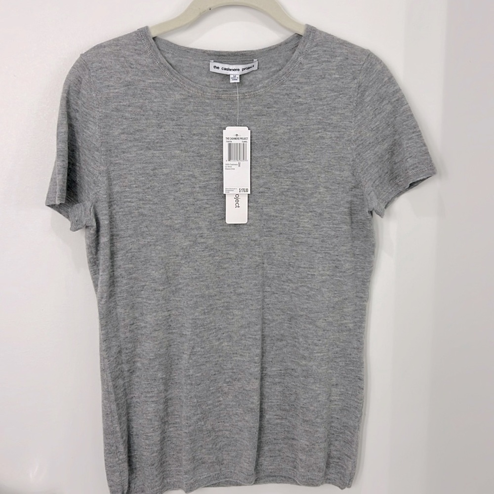 Sz Medium the cashmere project shirt sleeve crew neck